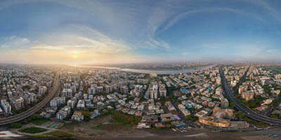 360 Degree Aerial Virtual Tour of Surat
